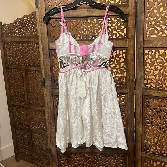 NEW NWOT FOR LOVE & LEMONS Festival Floral Slip Dress - Picture 4 of 5